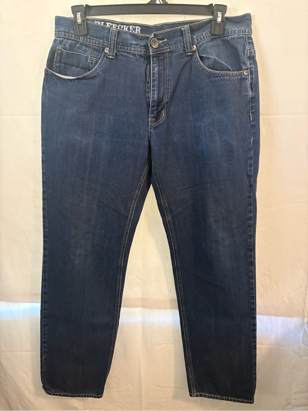 DKNY Men’s Navy Straight-Leg Jeans